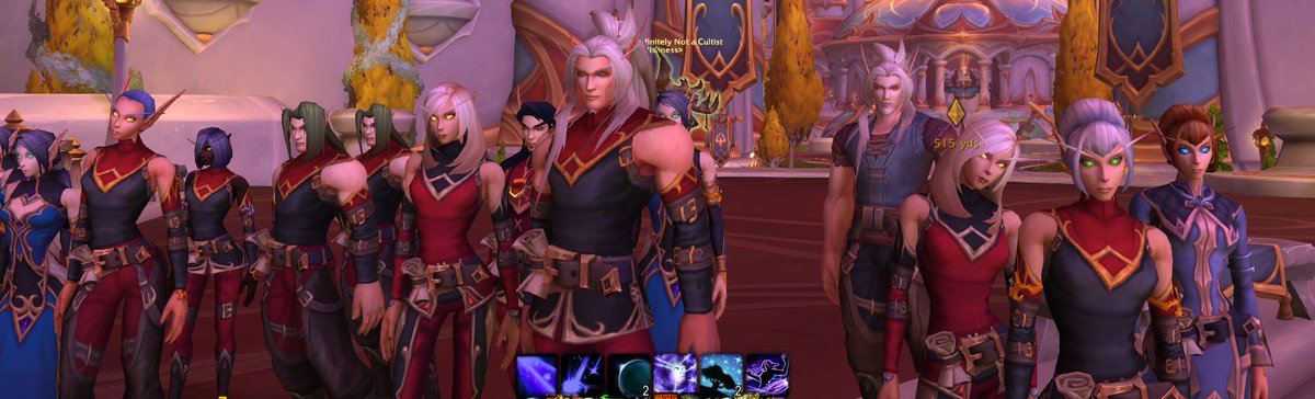 EmberShade's tweet photo. Seems like no male Belf can stand to see what's happening... literally... all their eyes are closed...?
@Warcraft https://t.co/lO6AhVXLqw