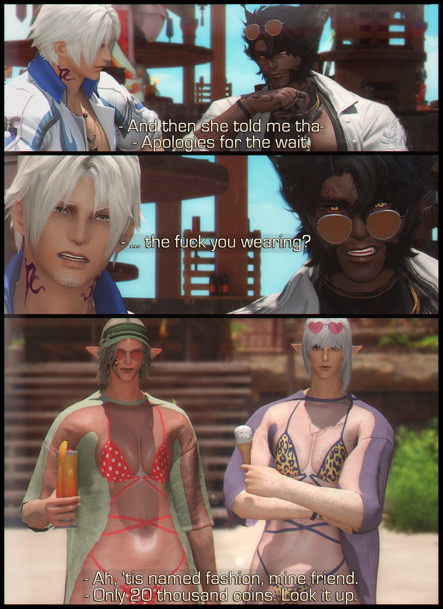 ㅤ
ㅤㅤㅤㅤㅤㅤㅤ‹ · It's called fashion. Look it up.