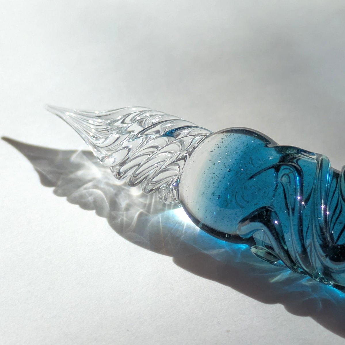 Synchronicity Glass Art × BUNGUBOX Blue Marineガラスペンが