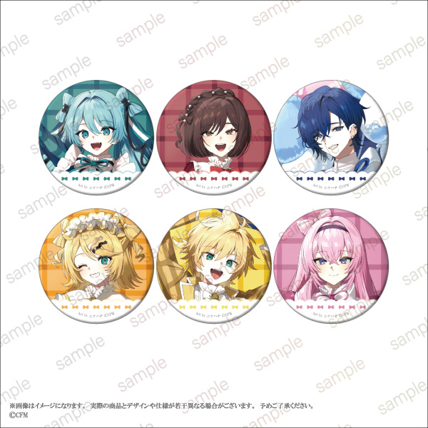 KAITO 20th Anniversary】缶バッジ ニナハチ ver. 全6種 プレゼントを