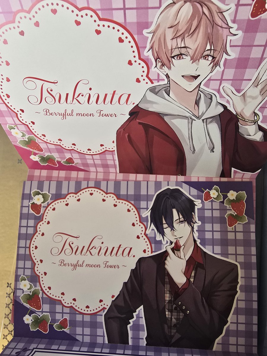 交換】ツキウタ 東京タワー 特典 譲▷レター:始、恋 ブロマイド:葵、夜