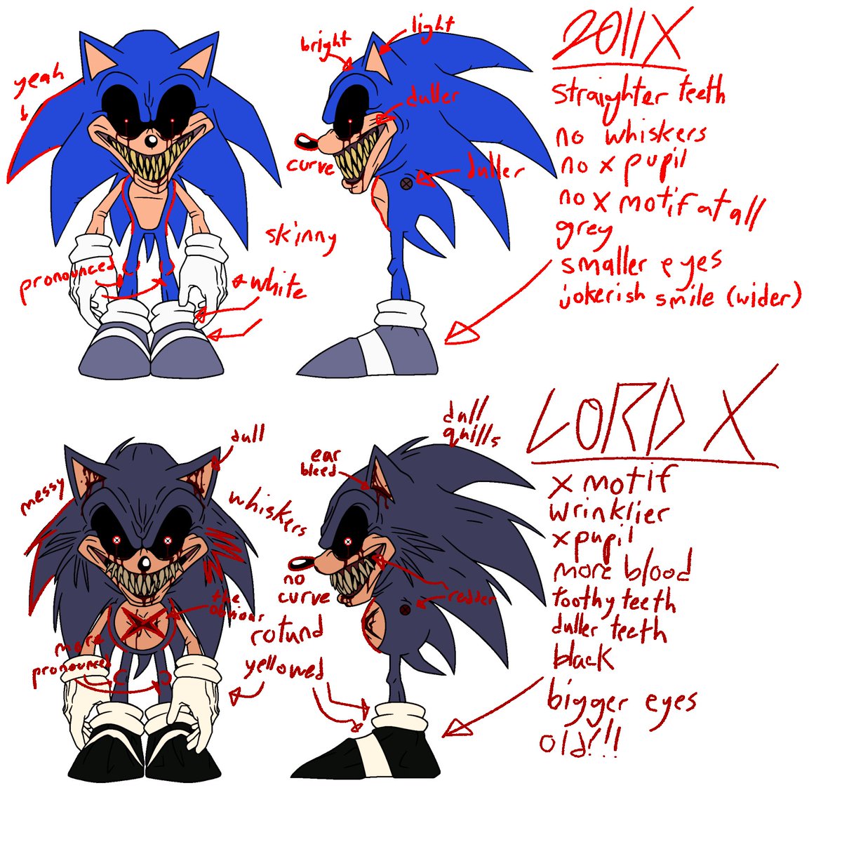 I got a bit carried away with the new ref sheets #takeabreather # ...