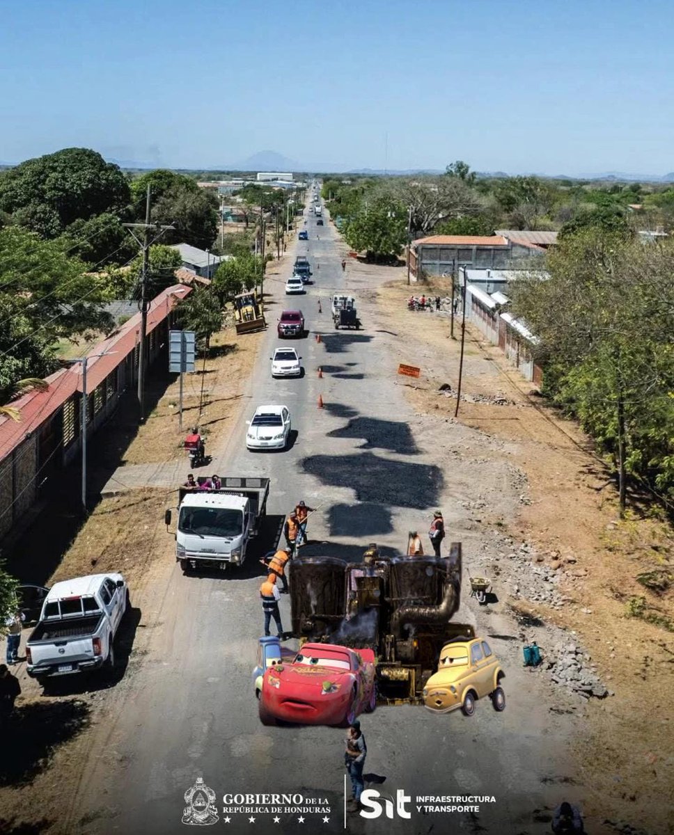 Llamamos al Rayo McQueen para consultarles sobre estas imágenes y sólo nos dijo que eran tiempos difíciles.