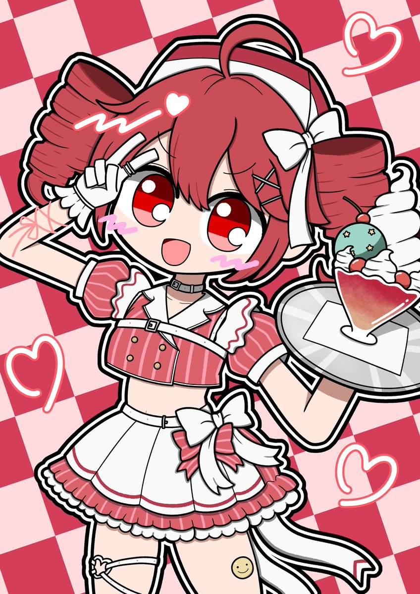 #重音テトin22カレー　#重音テト
 キュートにピース！