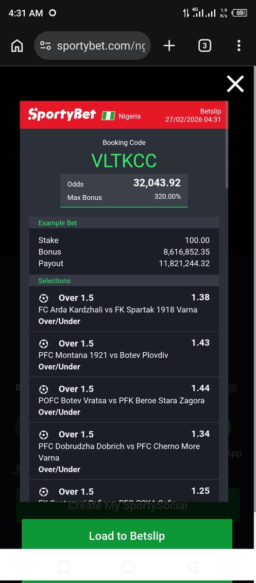 Mbilitechi's tweet photo. I converted it to over 1:5
32k odds 36/36
God help us all
Good luck 🤞 Locked in 🔒
@39billion @Ekitipikin @sportxanalytics @LouieDi13 @TheRealCEOAmber @Girlpunter @bigteegame @Mrbankstips https://t.co/4ZoFJeOor7
