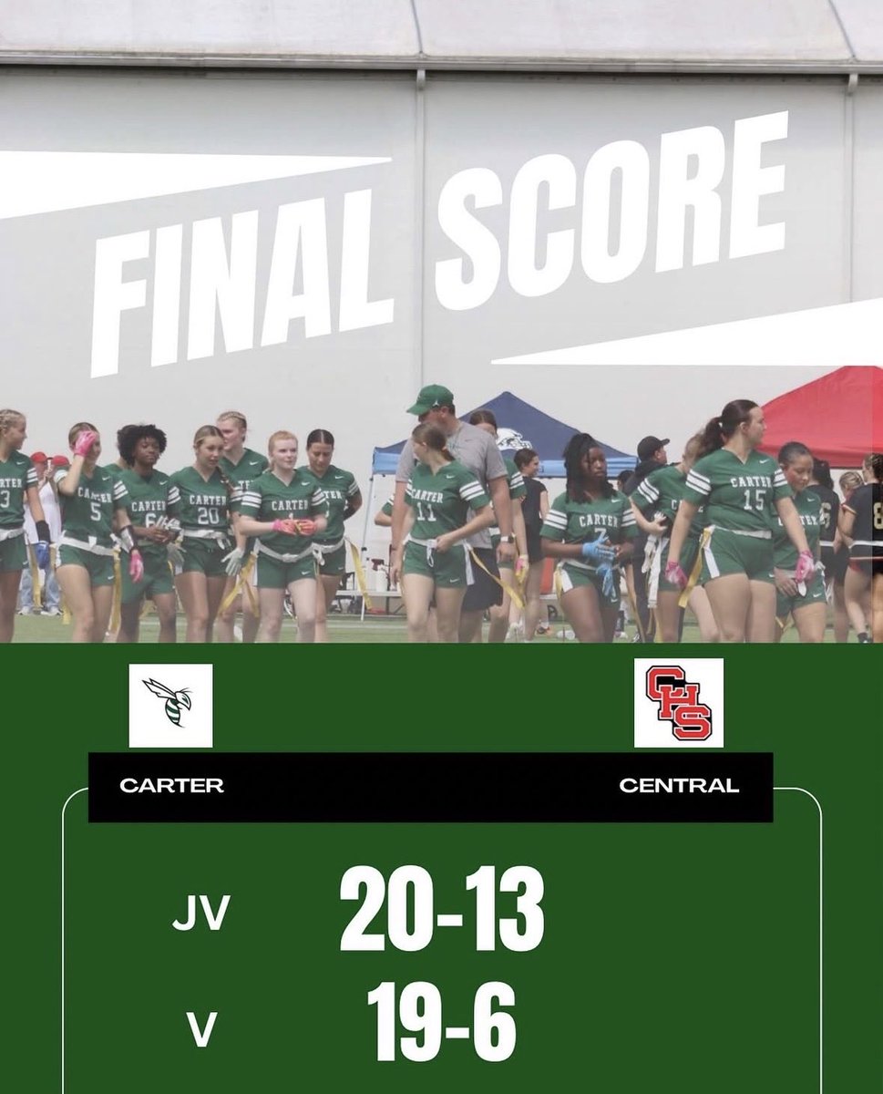 Carter Lady Hornets Flag Football tweet media