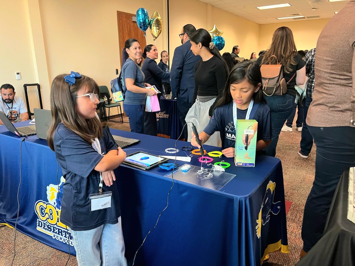HValverde_DWS's tweet photo. Proud of my baby girl and the rest of our Colts that presented at the 9th Annual SISD Academic Technology Showcase. #ItsTheColtWay  💙🐴💛
#LoveDesertWind  
@CRamos_DWS
@DWS_PK8 https://t.co/M06DTfSj6W