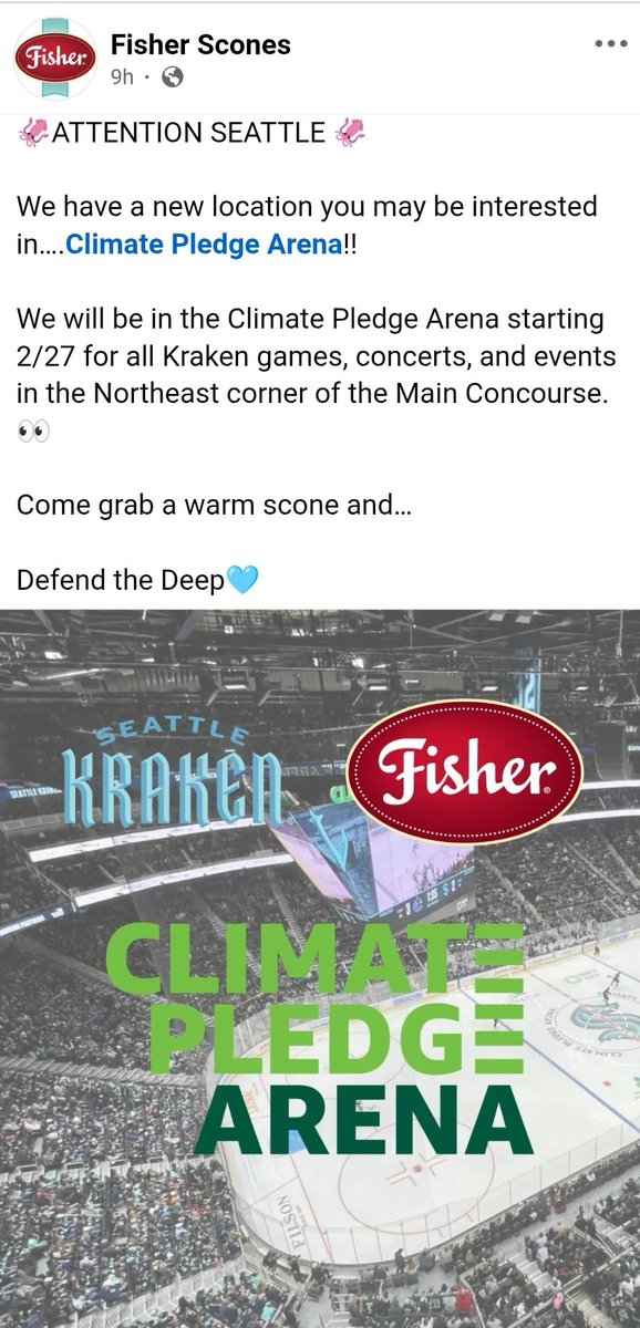 ADriftingNerd's tweet photo. @PugetStout @ilovejowee The #WAStateFair Famous @FisherScones will be @ClimateArena starting tomorrow. https://t.co/oVNsAN2eKy