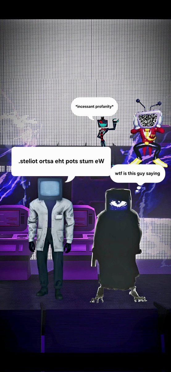 I like to imagine they would all hate each other

#poppyplaytimethedoctor #tennaDeltarune #SKIBIDITOILET #HazbinHotelVox