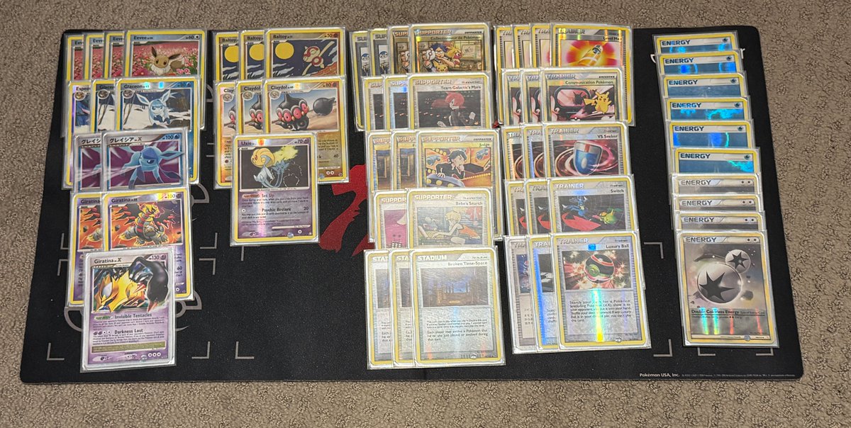 [WCS2010] 
Glaceon Lv.X / グレイシア Lv.X
If you've been playing on TCGONE lately you may have seen this one already... First retro rogue I ever made by myself, revitalized by the addition of 4 Level Max (thanks Sam Hough for the idea).

Goal is obviously just set up an Exodia