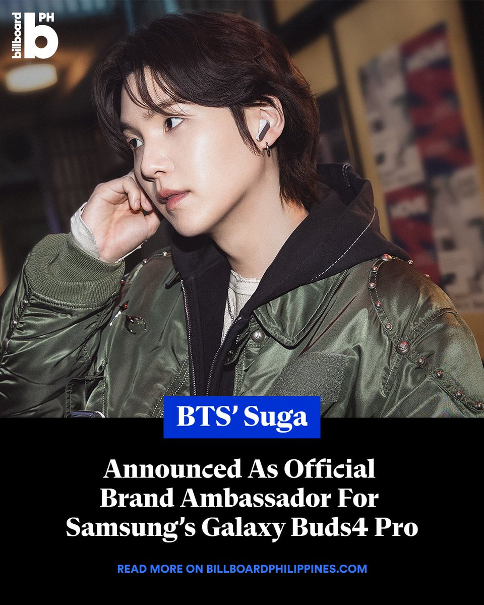 SUGA of BTS has been revealed as the official brand ambassador of the Galaxy Buds4 Pro. One of Samsung’s latest premium earbuds, including the Galaxy Buds4, offers ultimate sound and adapts to every environment.

The K-pop idol teamed up with Samsung when he reimagined the