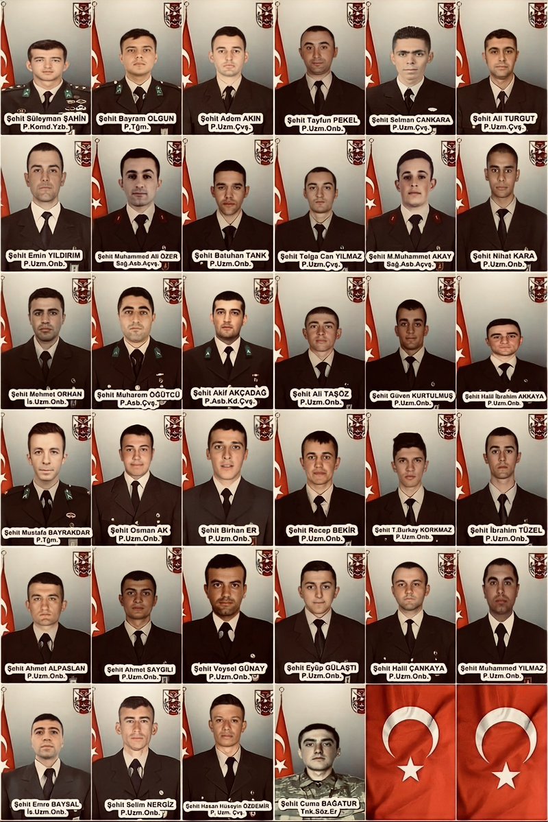 htcebkn's tweet image. 27 Şubat 2020
34 Şehit
34 evlat, 34 aşk, 34 hikaye, 34 baba, 34 ana, 34 hayat, 34 kalp, 34 yürek, 34 can, 34 kahraman

Başımız sağolsun, Vatan sağolsun. 🇹🇷

#idlib