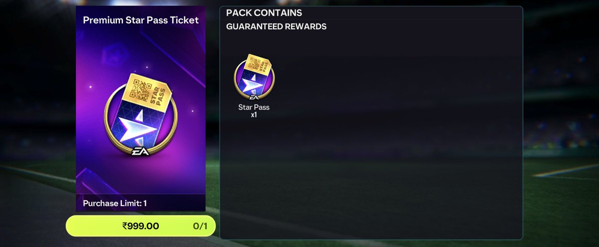 🚨STARPASS GIVEAWAY🚨

⭐️IN COLLABORATION <a href="/FirstHalfYT/">FirstHalf EAFC</a> &amp; <a href="/Akash62455881/">Akash_Beast</a> ⭐️

⭐️CAPPED LEGENDS EVENT STARPASS GIVEAWAY IS HERE FOR 1 LUCKY WINNER🤩

✅MAKE SURE U FULFIL THE CONDITIONS WISELY👇🏻

🔹FOLLOW <a href="/Akash62455881/">Akash_Beast</a> &amp; <a href="/FirstHalfYT/">FirstHalf EAFC</a> 
🔹SUBSCRIBE - youtube.com/@akashlathwal1…
🔹POST SS