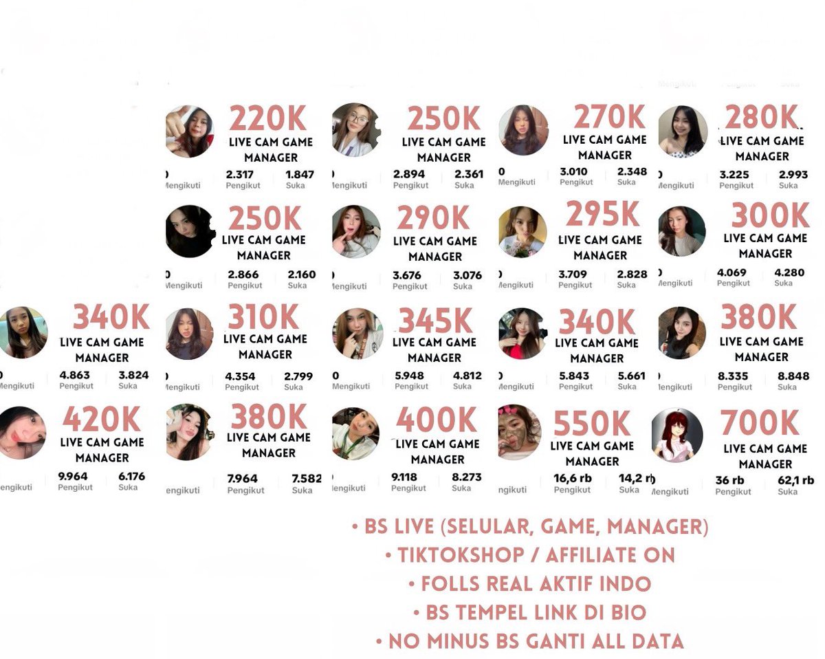 relie jual akun tiktok. tweet media
