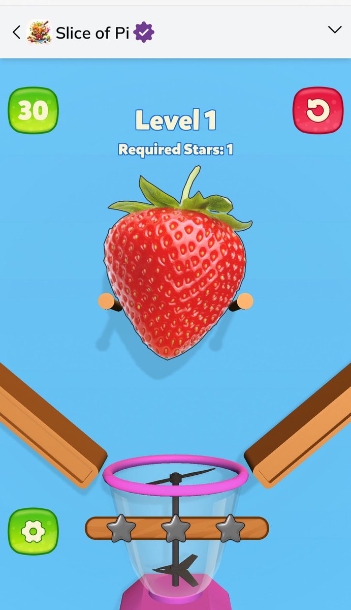 Craving a Juicy Challenge? 🥤✨
Test your logic with Slice of Pi! In this officially verified Pi Network game, you need to strategically slice fruits into the right shapes to navigate them through various obstacles and partitions. Get every piece into the blender, collect the