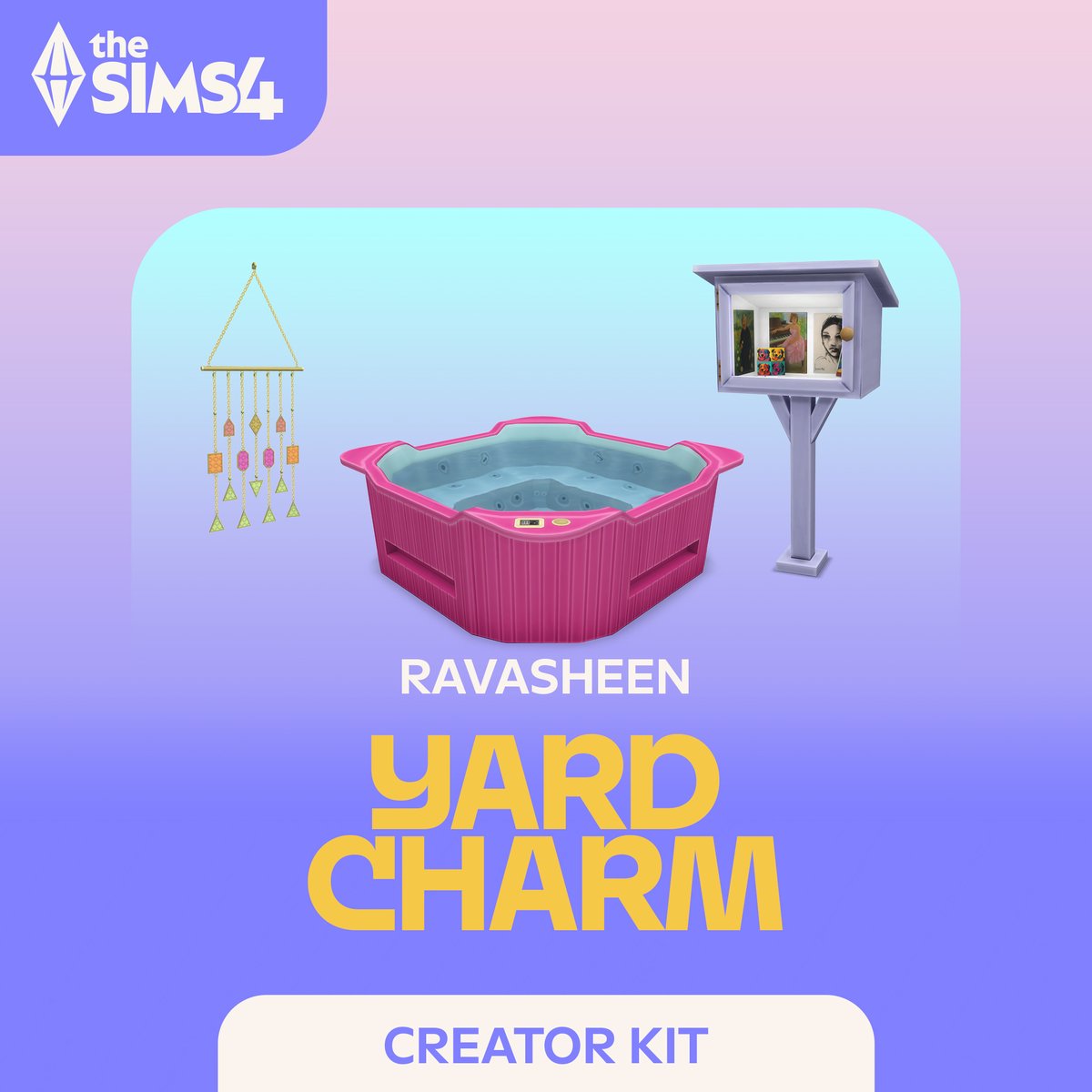 VelvettBYT's tweet photo. 🎩Giveaway🎩

Thanks to the #SimsCreatorProgram I am giving away 1 copy each [EA App] of the #WonderlandPlayroomKit and #YardCharmKit on Youtube!

This is open to all my YT subs (watch the vid for how to enter!): 
https://t.co/0RqetQSOn4

#SimsPartner #Sims4 #TheSims4 @TheSims https://t.co/sS6lk4kTzG