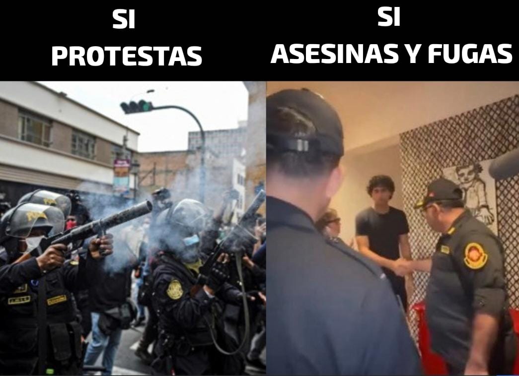 Óscar Arriola y su doble trato.
#PNPVerguenzaNacional