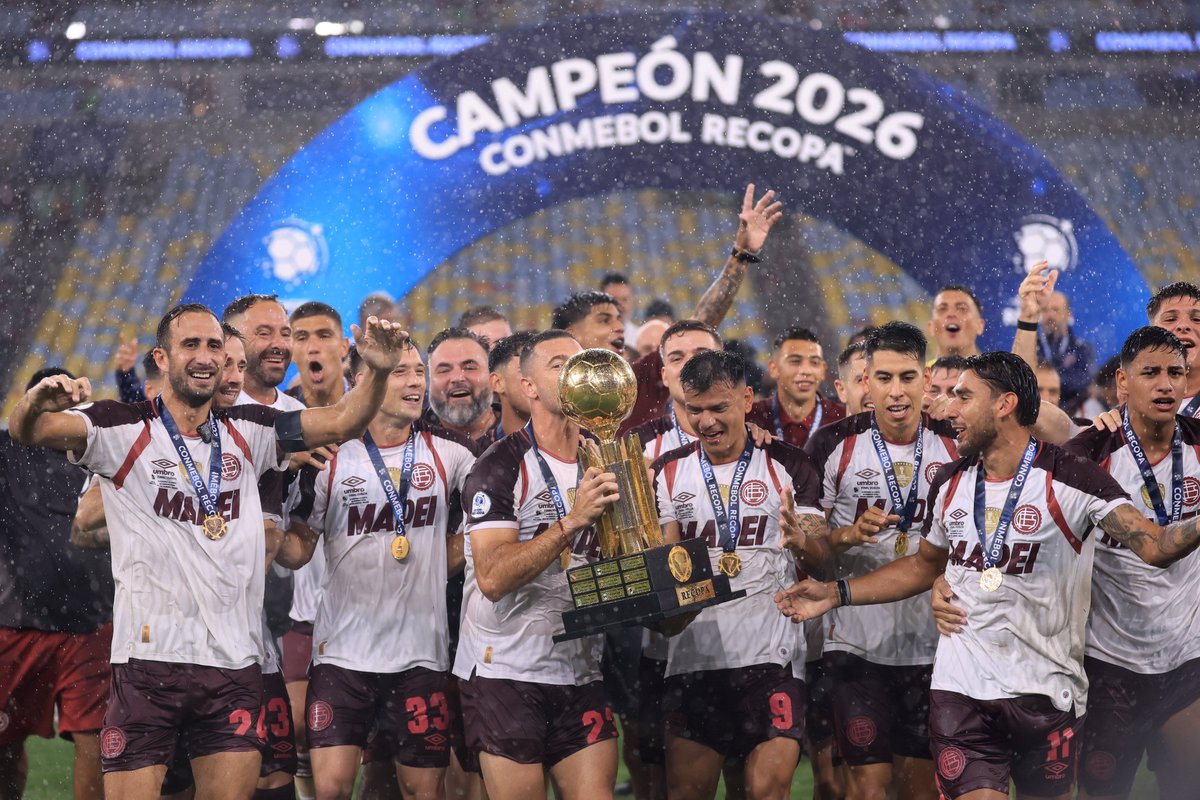¡ACÁ ESTÁ EL CAMPEÓN! ¡CUARTO TÍTULO INTERNACIONAL PARA EL GRANATE!

🏆 Conmebol 1996
🏆 Copa Sudamericana 2013 
🏆 Copa Sudamericana 2025
🏆 Recopa Sudamericana 2026