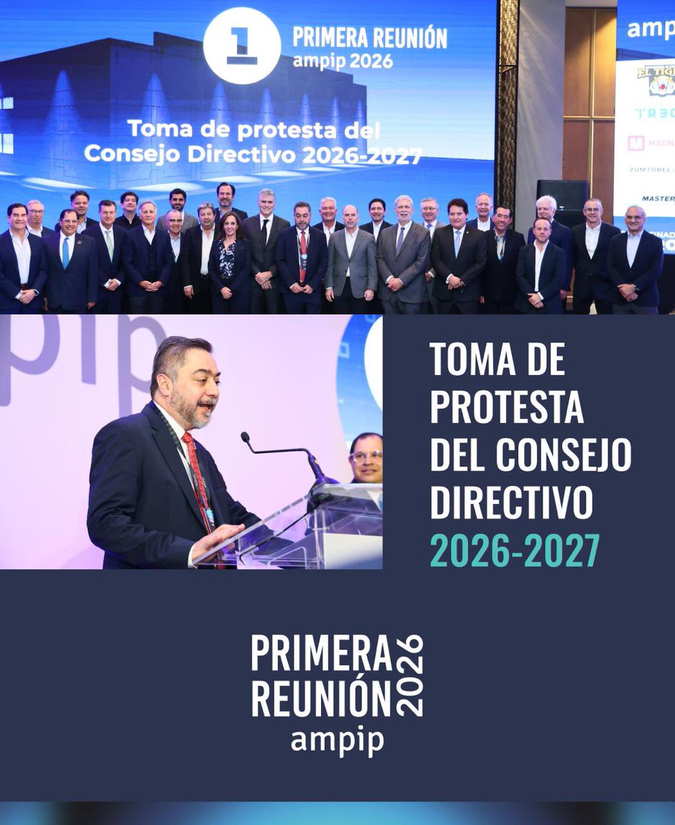 AMPIP Asociación Mexicana de Parques Industriales tweet media