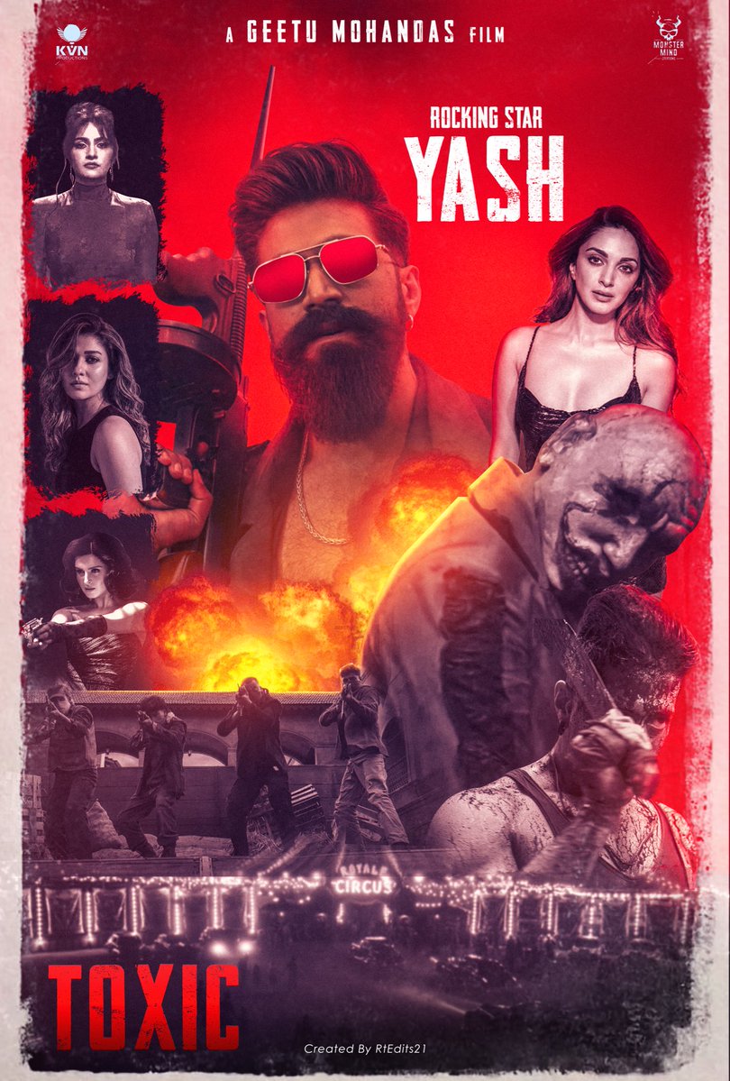 Currently Most Hyped Indian Cinema - #ToxicTheMovie    🔥

<a href="/TheNameIsYash/">Yash</a> #Yash   
#ToxicOnMARCH19th