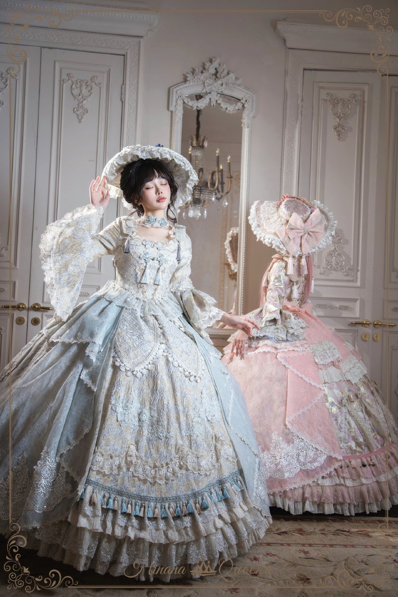 洛璃：東西の美が交差する、至高の華麗茶会花嫁ドレス 西欧の宮廷