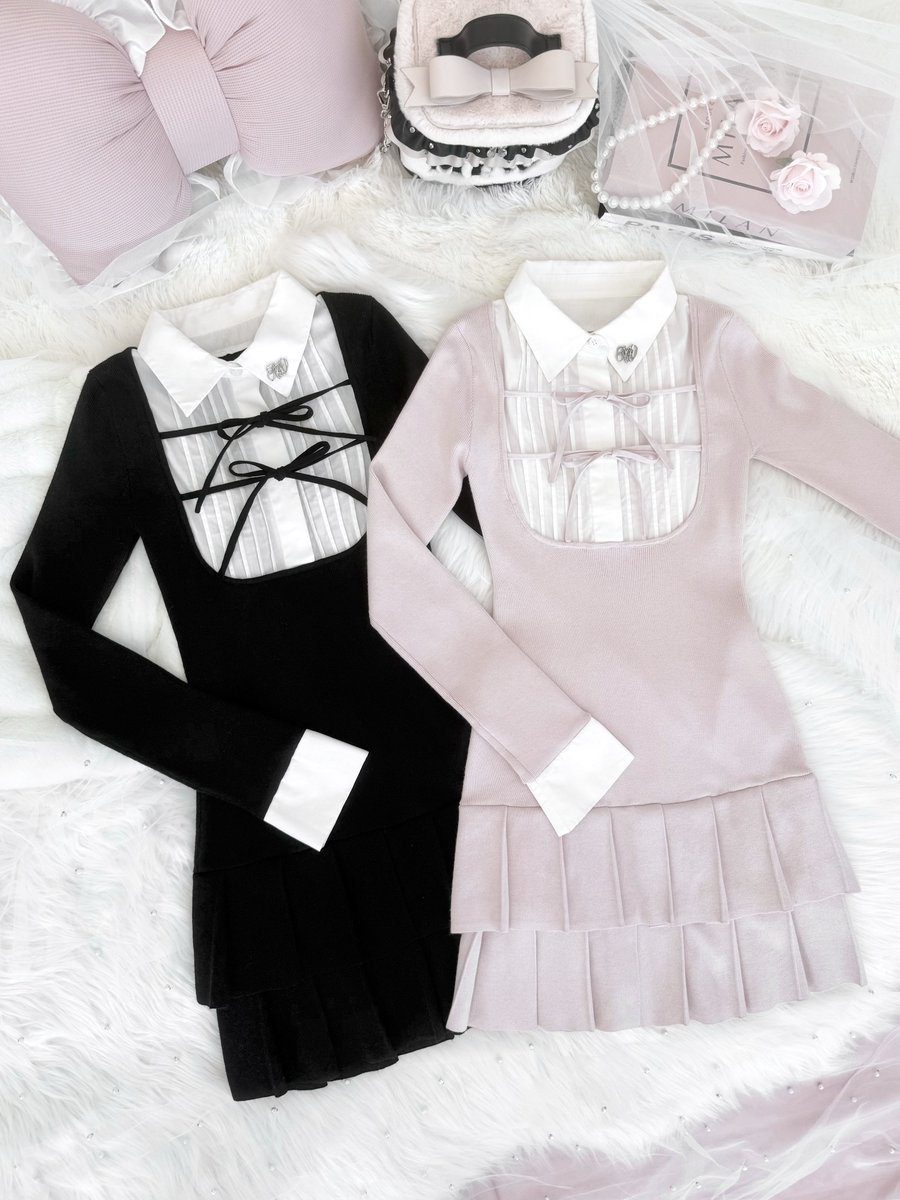 ┈ ♥︎ 𝑪𝒐𝒎𝒊𝒏𝒈 𝑺𝒐𝒐𝒏 ♥︎ ┈ Double Ribbon Blouse Docking