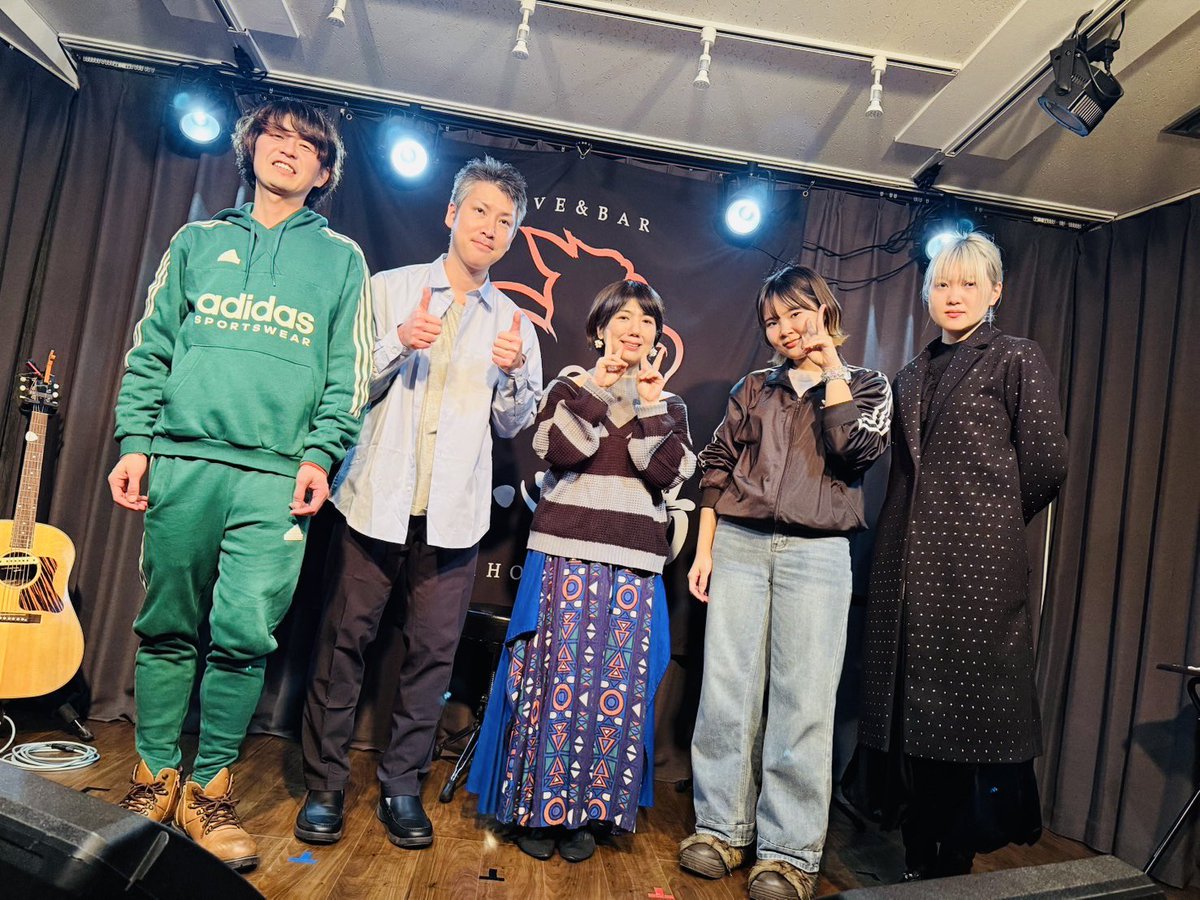 mahorobalive's tweet image. 2026.02.26(木)

『太陽がのぼる』
act) 
#斉藤シラベ
#わたなべまき(東京)
#AMI #島さん(岐阜) #七.
でお送りいたしました！！