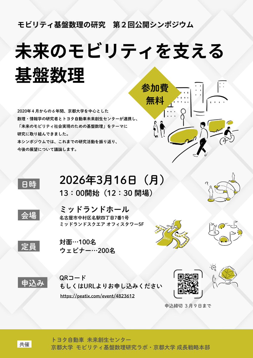 2020年4月からの6年間、京都大学を中心とした数理・情報学の研究者と