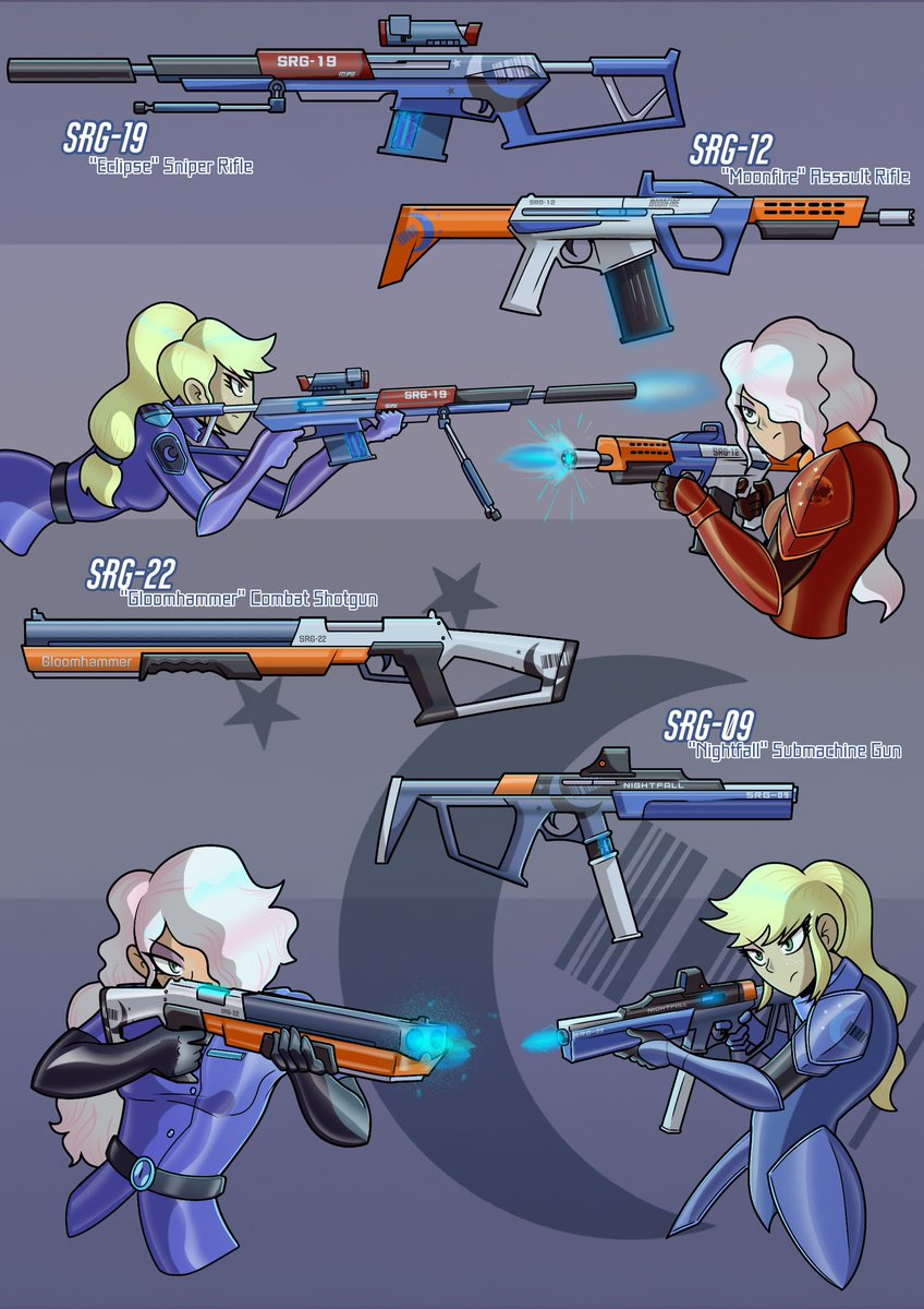 Continuing this little series and adding some more magic spellstone powered weaponry and gear to the Stellaria Royal Guard’s arsenal 
Art By the wonderful <a href="/DevilLustArt/">DevilLustArt🔞(Comms Open)</a>