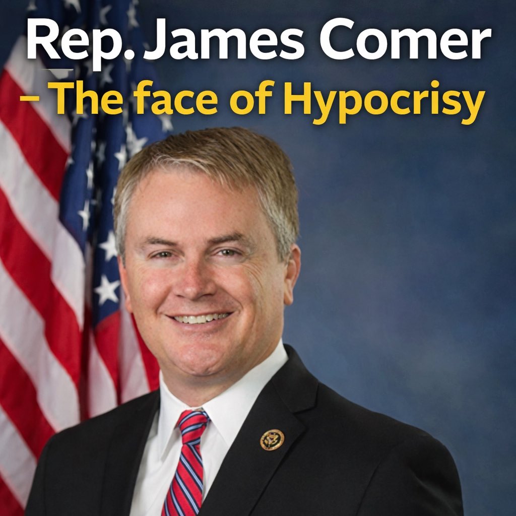 FACTS THAT RAISE QUESTIONS:

Donald Trump’s name appears in materials connected to Epstein.

Yet there has been no aggressive public demand from Comer for Trump to testify.

Meanwhile, <a href="/RepJamesComer/">Rep. James Comer</a> has pushed questioning related to Bill Clinton and Hillary Clinton.