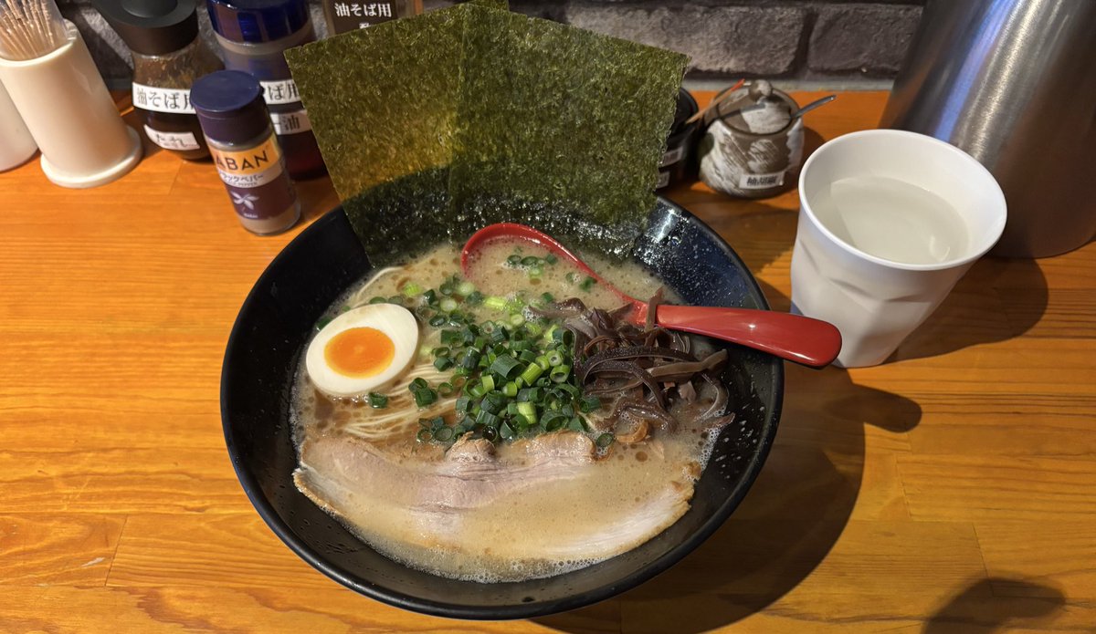 ARebel250's tweet photo. 初！「麺屋へうげもの」さんで昼ラーメン
美味しかった😊

#南相馬
#ラーメン
#福島 https://t.co/7rc0yWslLT