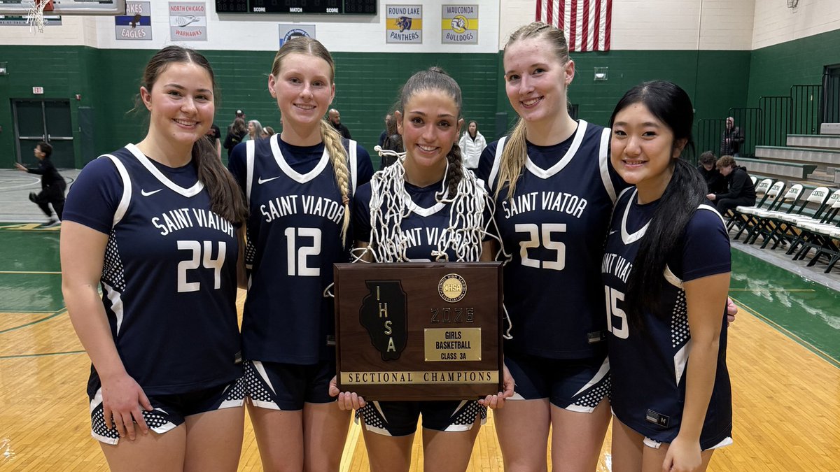 ViatorGBB's tweet photo. 2nd SECTIONAL CHAMPIONSHIP in @SaintViatorHS HISTORY 🏆 #LionsWIN GoLions https://t.co/0UVGIVd6Cm