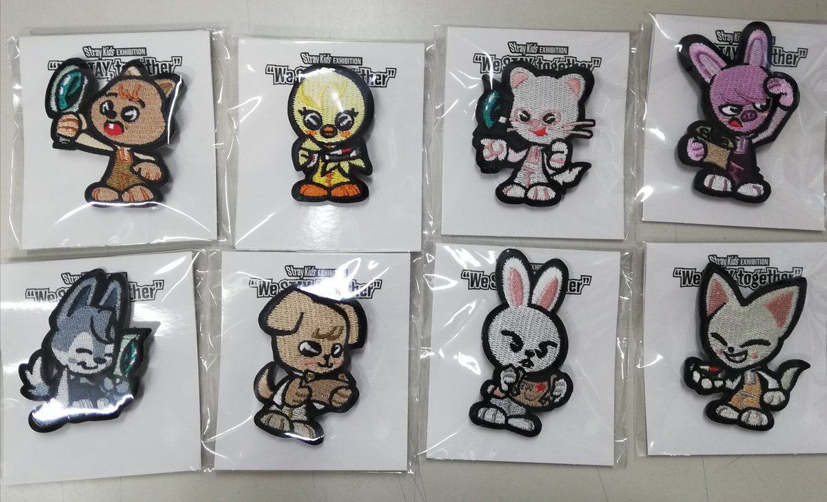 StrayKids #스트레이키즈 スキズ最新展示会🎞️ 刺繍バッジと