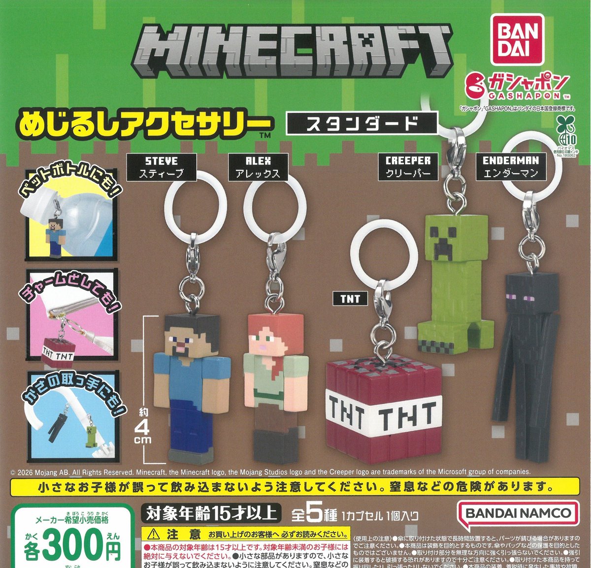 🌈本日の新作情報✨ ⭐️MINECRAFT めじるしアクセサリー スタンダード