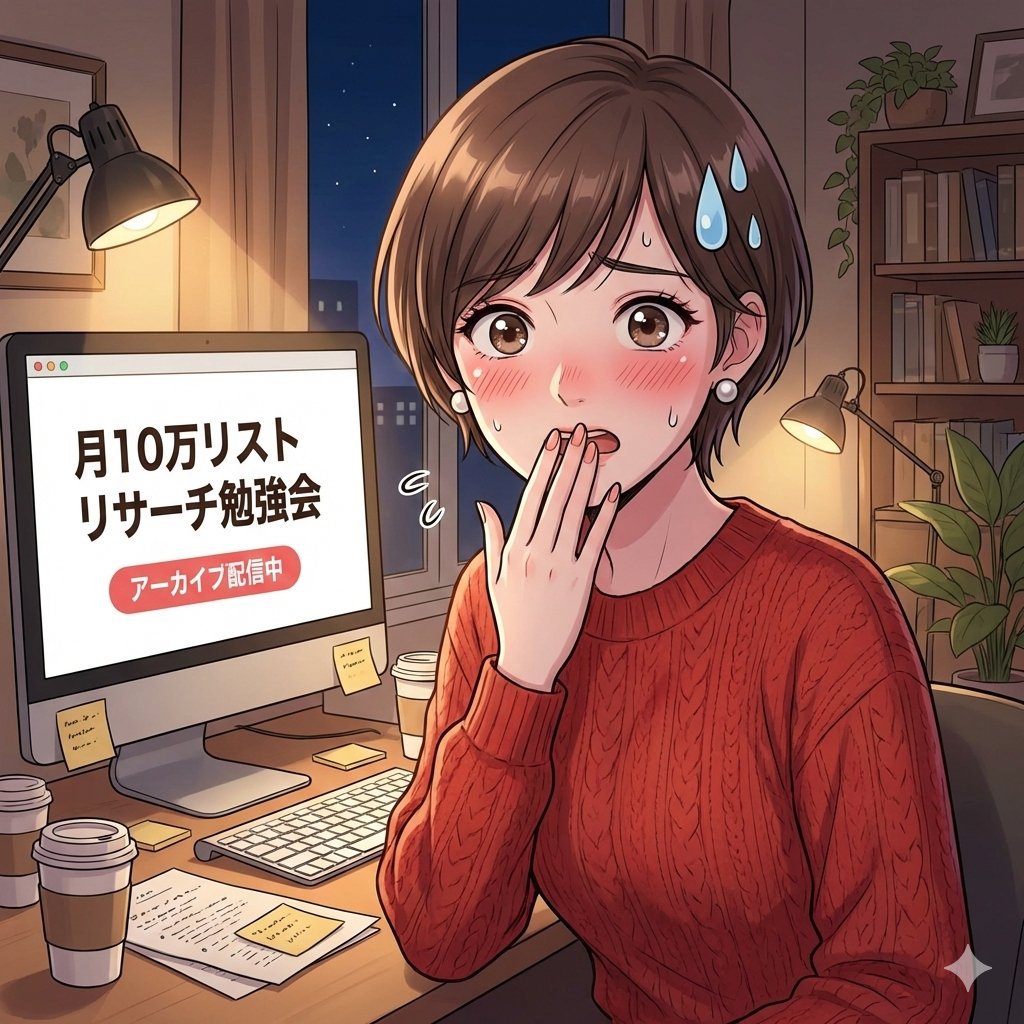 うわぁぁ喋りすぎた！💦昨日の「月10万稼ぐリストリサーチ」勉強会。普段コミュ障の私が物販の話だと熱入っちゃって、門外不出の【仕入れ基準】までポロリ🤭昔は1人でリサーチ地獄に落ちてたけど、今は外注化で超ラクチン✨この神回アーカイブ、固定📮のコミュニティでこっそり見れるよ👀