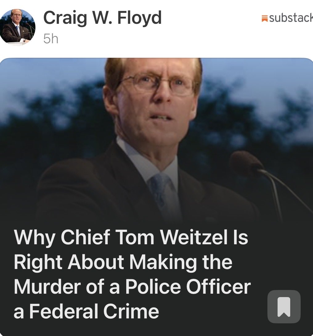 Craig W. Floyd supports Chief Weitzel-
-Craig W. Floyd is the founder &amp; President of Citizens Behind the Badge (CBB) &amp; Founding Chief Executive Officer Emeritus of the National Law Enforcement Officers Memorial Fund (NLEOMF)-
<a href="/Awake_IL/">Awake Illinois</a> <a href="/CWBChicago/">CWBChicago</a> 
⬇️
👉tinyurl.com/FedLODD