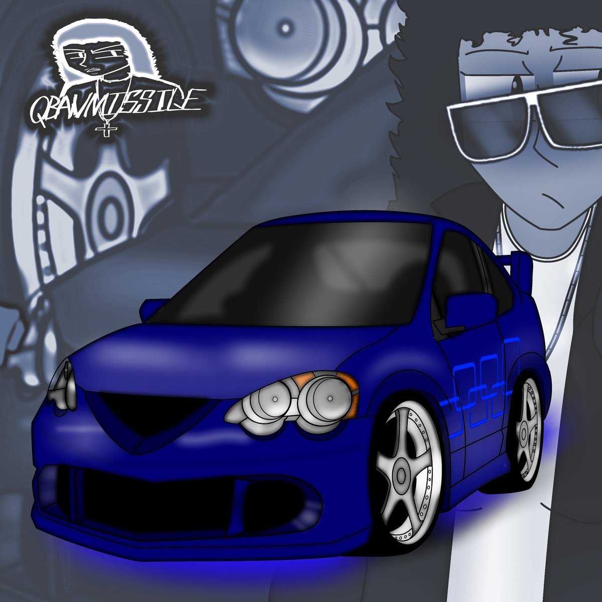 qbanmissile_'s tweet photo. A Boricua and her RSX  🇵🇷

#art #oc #rsx #acura #jdm #2000s https://t.co/rVor3gD3EW