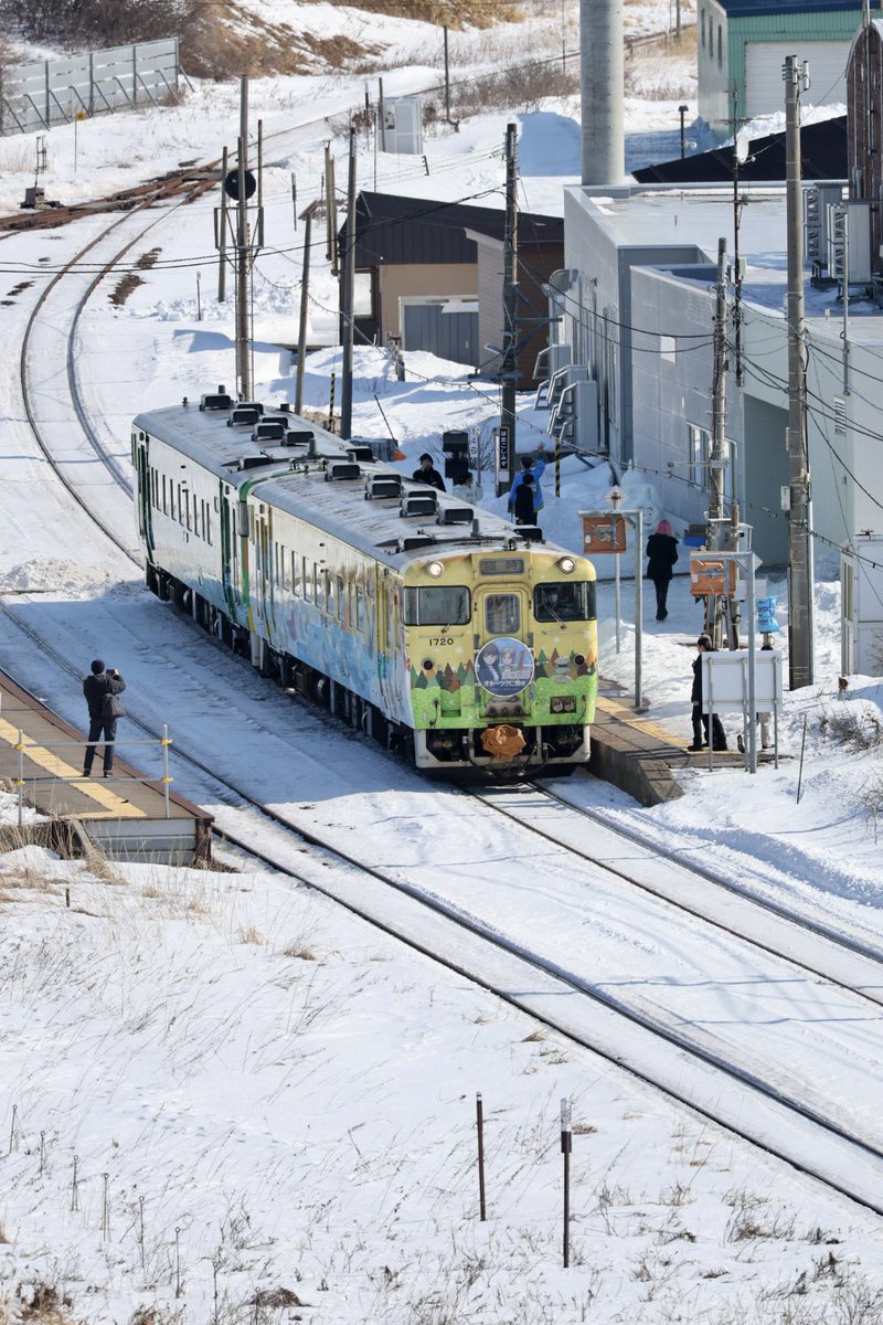 #浜小清水駅
#流氷物語号