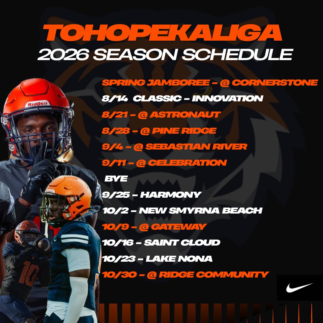 TohoTiger_FB's tweet photo. 2026 Season Schedule https://t.co/Dqxopl7nSj