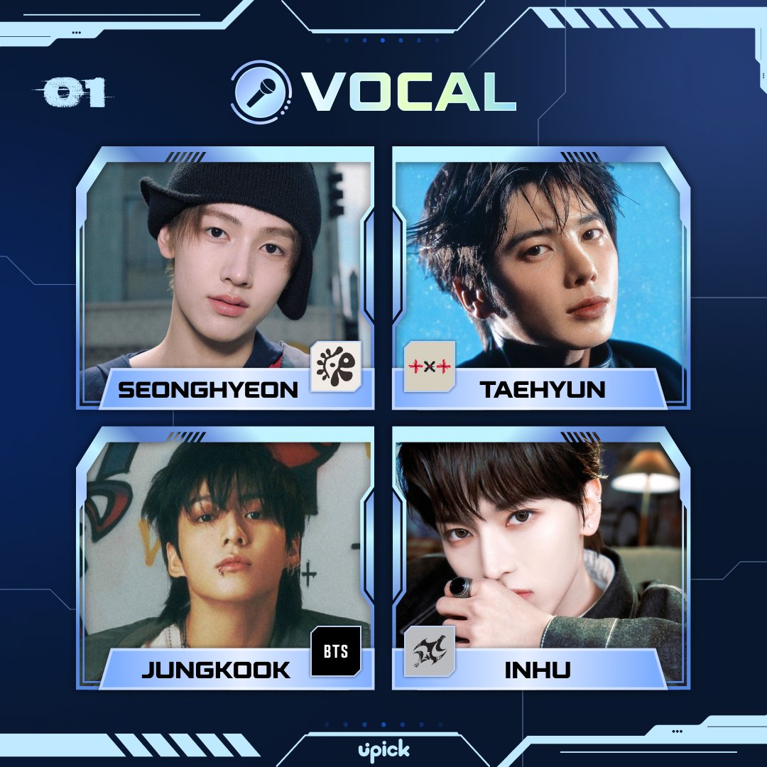 Vote for the Best IDOL #VOCAL🎤

트위터 사전 투표 3/3 2PM 시작 🔥
Twitter Pre-Vote Starts 3/3 2PM KST

#코르티스 #성현 #CORTIS #SEONGHYEON
#투모로우바이투게더 #태현 #TXT #TAEHYUN
#방탄소년단 #정국 #BTS #JUNGKOOK
#튜넥스 #인후 #TUNEXX #INHU

📌1위, 2위는 앱 결선 진출
1st, 2nd