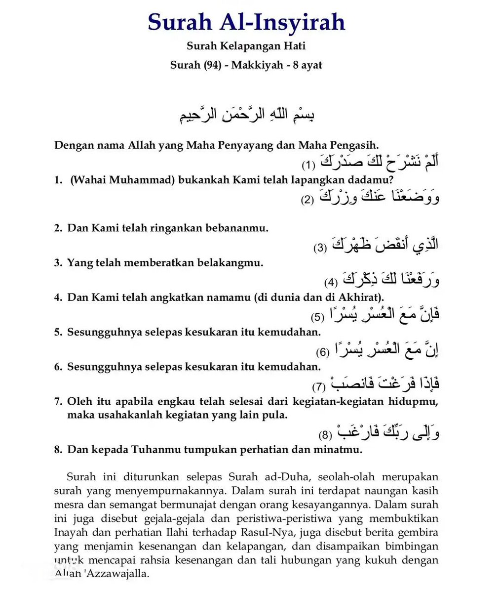 Marchfoward's tweet photo. Ada satu amalan bila kita berada dlm keadaan tengah struggle nak cari duit atau tambah duit.. baca Surah Insyirah banyak2 sambil dalam hati niat minta pertolongan dari Allah.. dan banyakkan sedekah kat orang2 susah mcm ni, yakin kepada-Nya, InsyaAllah Allah bantu. Been there, done that.