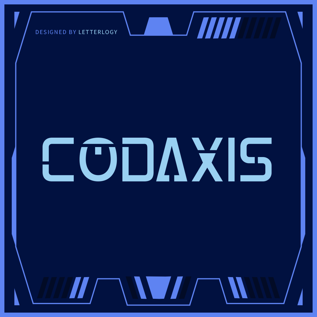 lukmanbp's tweet photo. Step into the future with CODAXIS, a high-tech, stencil-inspired typeface built for the digital frontier.

Purchase link in below:

https://t.co/r6foHgjSDm
---
#futuristicfont
#stencilfont
#GraphicDesign 
#typefacedesign
#fontdesign https://t.co/FbE1j8EiMQ