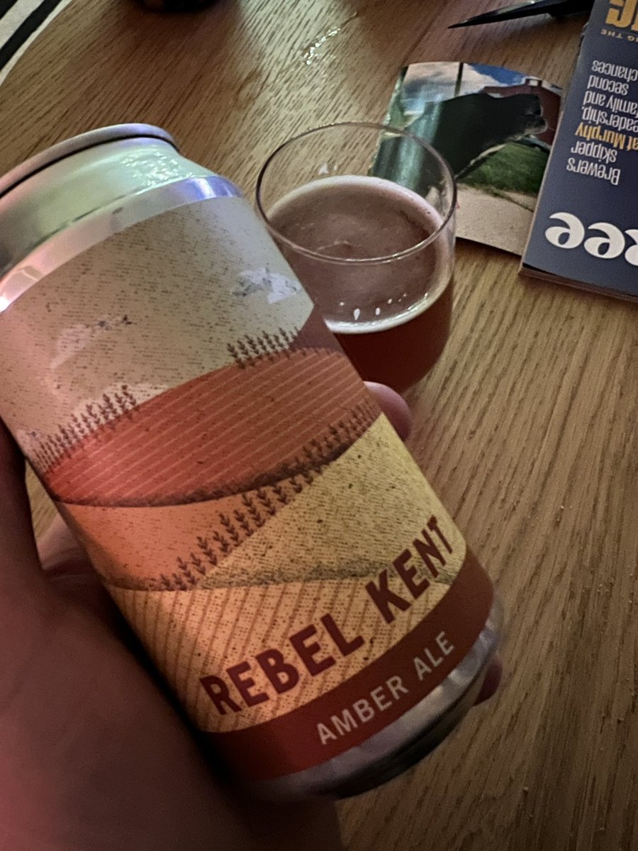 WIbeerbaron's tweet photo. Here’s a #goodbeer: @3SheepsBrewing Rebel Kent. Even their ambers aren’t boring. https://t.co/Oq55y3FBDH