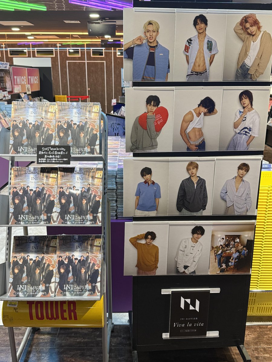 タワ渋INI】 #INI 2nd写真集 「Viva la vita」& INI 8TH SINGLE「PULSE