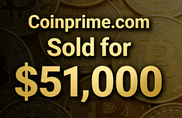 Domain Sold!
💰Coinprime. com Sold for $51,000
🛒Sold via Sedo
🗓️February , 2026
The domain name Coinprime .com possesses immense brand-building potential and can be used to build new exchanges, data analytics platforms, and serve as an entry point for decentralized finance