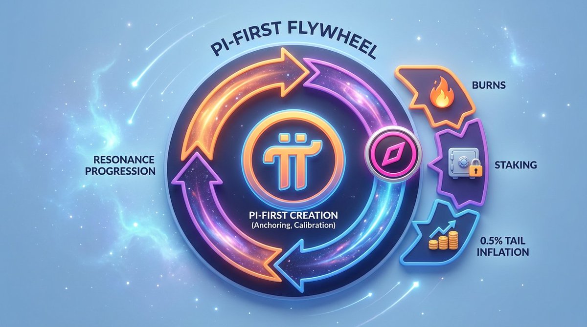RESonPI's tweet photo. HarmonicRealm is proud to be an example for this utility-driven design on the Pi Mainnet! 

Our ecosystem uses Pi for Creation (Anchoring) and RESONANCE for Progression (Mining/Tuning). This creates a deflationary flywheel where every action adds value back to the Lattice. No tokens for tokens' sake, just pure, geolocation-based adventure! 

#HarmonicRealm #PiNetwork #PiRC