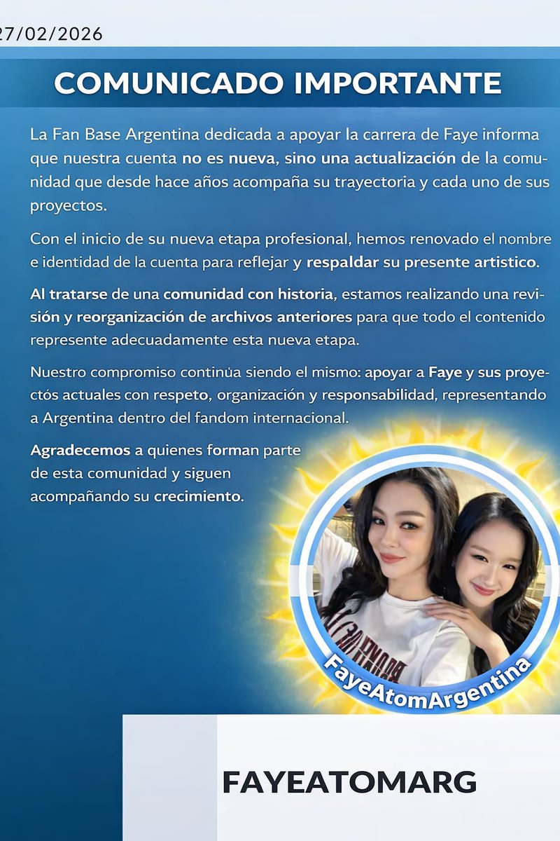 FayeAtom Arg 🇦🇷 tweet media