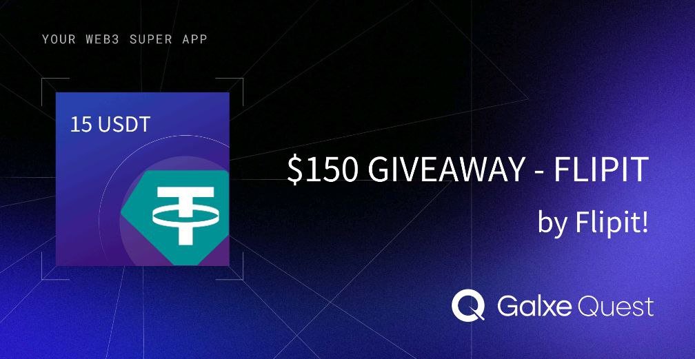 We're feeling generous today.

So here's a $150 giveaway!

All you need to do is complete the Galxe tasks: app.galxe.com/quest/2EyxKbRB…

Ends on 13th March 🤫