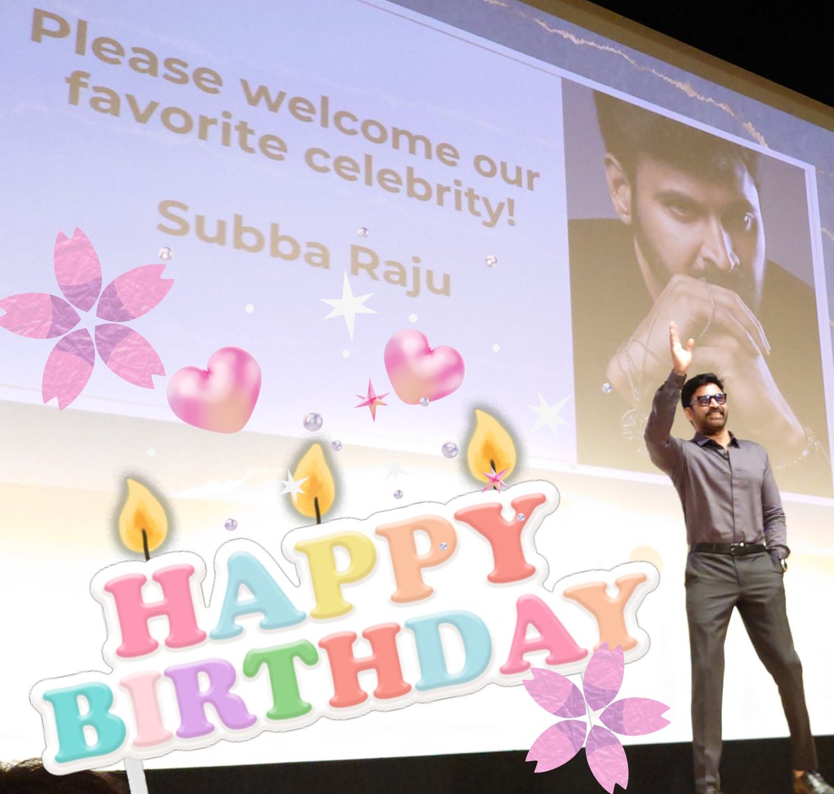 hima910_RRR's tweet photo. お誕生日おめでとうございます💐
スッブとスッブのご家族に、たくさんのHappinessが訪れますように…❤️
పుట్టినరోజు శుభాకాంక్షలు🎉🎂🎁
@actorsubbaraju
#HappyBirthdaySubbaraju https://t.co/UPHoqAkqYv