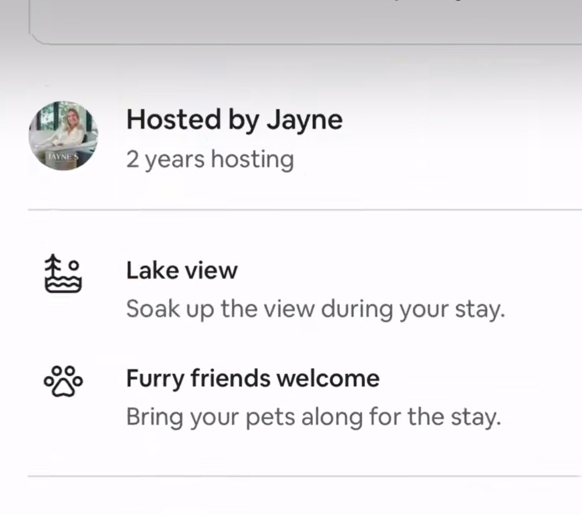 the cottage is hosted by WHO?!